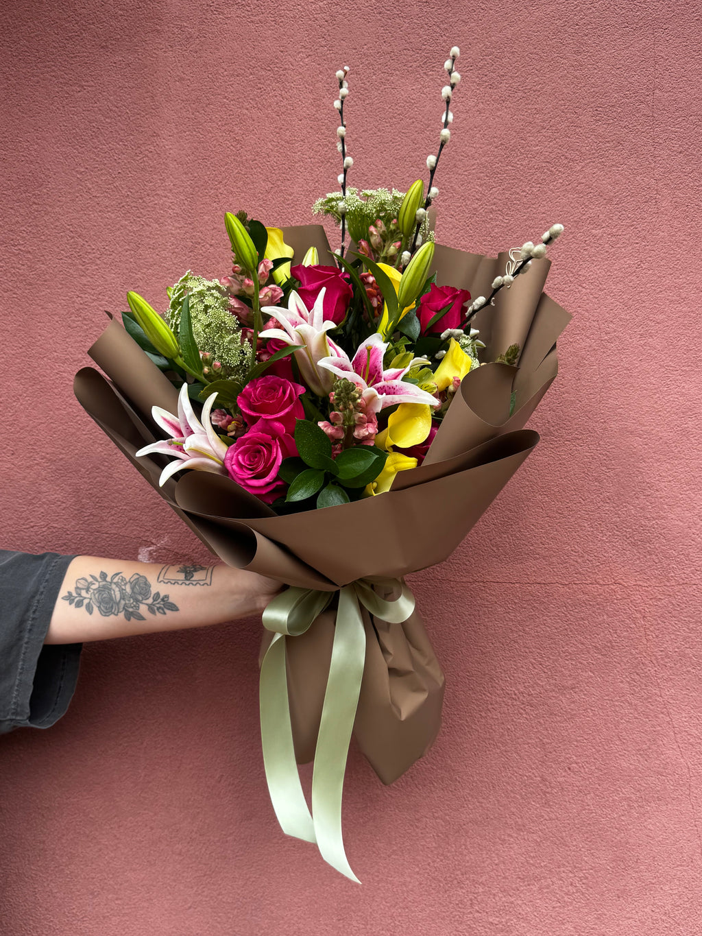 Designers Choice Wrapped Bouquet